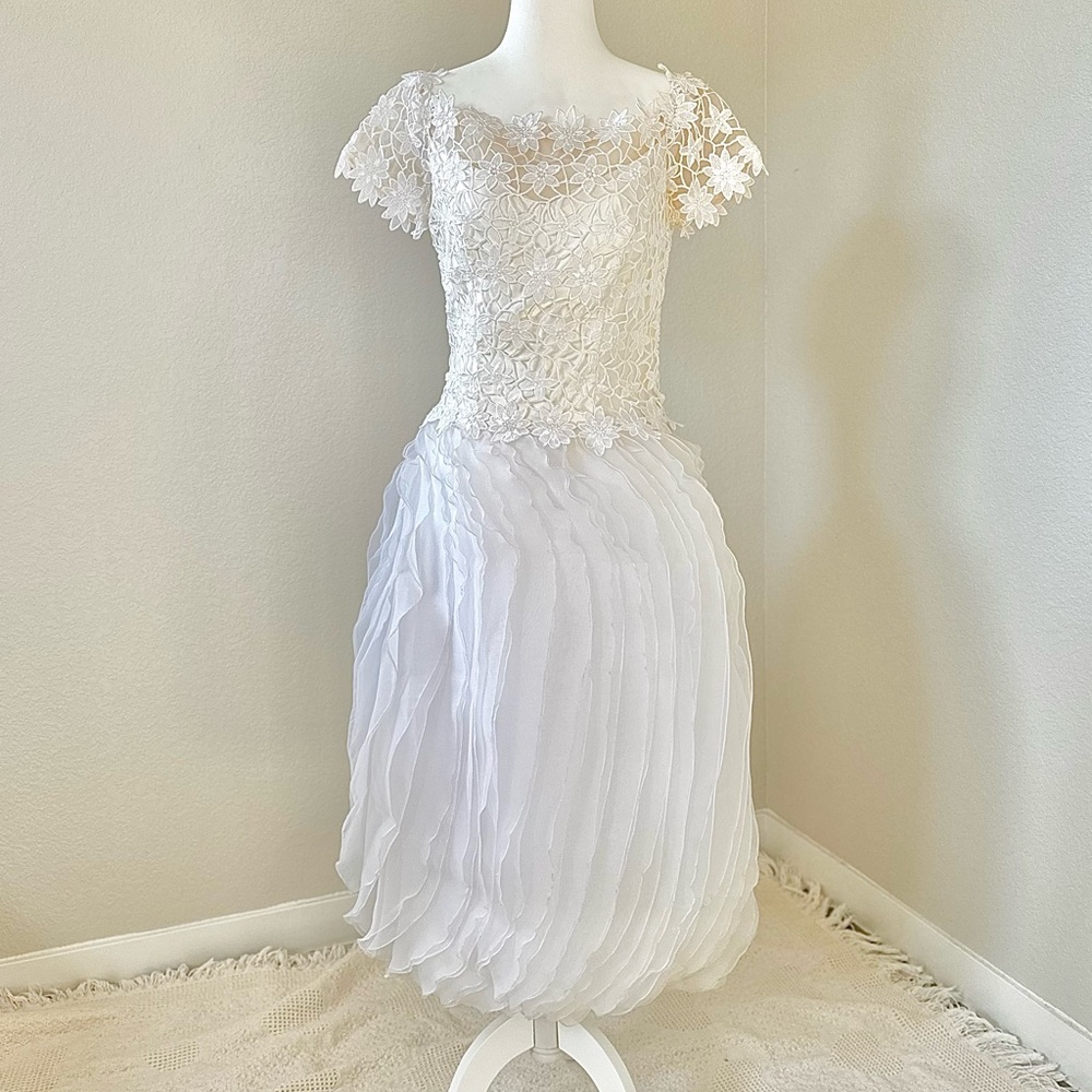 House of Bianchi - 1980's Vintage Designer Wedding Dress